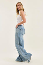 Load image into Gallery viewer, Denim Palazzo Pants with drawstring
