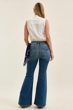 Load image into Gallery viewer, Mid Rise Flare with Judy Blue Bandanna