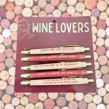 Load image into Gallery viewer, Wine Lovers Pen Set