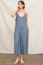 Load image into Gallery viewer, Sleeveless Denim Romper