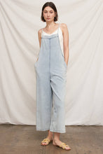 Load image into Gallery viewer, Spaghetti Strap Denim Jumpsuit