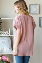 Load image into Gallery viewer, MAUVE V-Neck Top