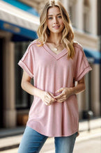 Load image into Gallery viewer, MAUVE V-Neck Top