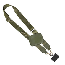 Load image into Gallery viewer, Clip &amp; Go Strap w/RFID Pouch Solid: Black