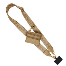Load image into Gallery viewer, Clip &amp; Go Strap w/Zippered Pouch Classic: Camel