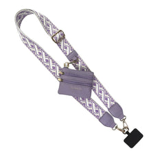 Load image into Gallery viewer, Clip &amp; Go Strap w/Zippered Pouch XOXO: Black