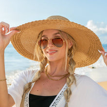 Load image into Gallery viewer, Scallop Edge Sunhat: Khaki