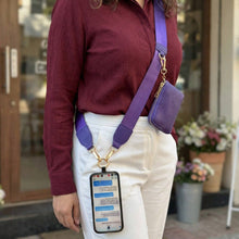 Load image into Gallery viewer, Clip &amp; Go Strap w/RFID Pouch Solid: Black