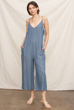 Load image into Gallery viewer, Sleeveless Denim Romper