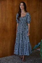 Load image into Gallery viewer, Cotton Floral Maxi Dress