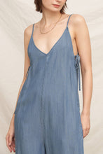 Load image into Gallery viewer, Sleeveless Denim Romper