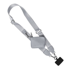 Load image into Gallery viewer, Clip &amp; Go Strap w/RFID Pouch Solid: Grey