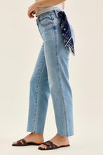 Load image into Gallery viewer, Mid Rise Judy Blue Ankle Straight Fit