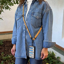 Load image into Gallery viewer, Active Crossbody w/RFID Pouch Single Rope: Tangerine