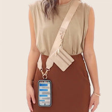 Load image into Gallery viewer, Clip &amp; Go Strap with Pouch - Neutral Collection: Cream