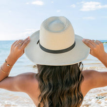 Load image into Gallery viewer, Drawstring Panama Hats: Ivory