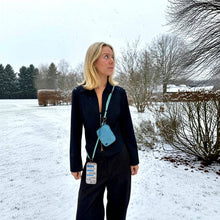 Load image into Gallery viewer, Active Crossbody w/RFID Pouch Single Rope: Aqua