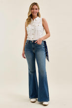 Load image into Gallery viewer, Mid Rise Flare with Judy Blue Bandanna