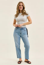 Load image into Gallery viewer, Mid Rise Judy Blue Ankle Straight Fit