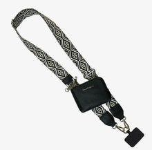 Load image into Gallery viewer, Black Diamond Pattern Clip &amp; Go w Pouch