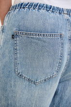 Load image into Gallery viewer, Denim Palazzo Pants with drawstring