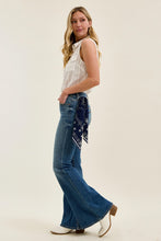 Load image into Gallery viewer, Mid Rise Flare with Judy Blue Bandanna