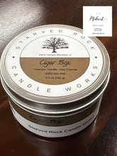 Load image into Gallery viewer, Cigar Box 5.5 oz candle