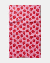 Load image into Gallery viewer, Strawberry kitchen tea towel ￼