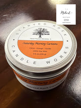 Load image into Gallery viewer, Saturday morning cartoons 5.5 ounce candle