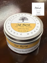 Load image into Gallery viewer, Oak Barrel 5.5oz Candle