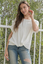 Load image into Gallery viewer, Ivory Twisted Hem
