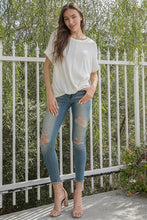 Load image into Gallery viewer, Ivory Twisted Hem