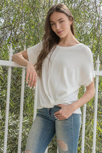 Load image into Gallery viewer, Ivory Twisted Hem