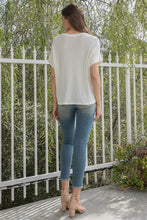 Load image into Gallery viewer, Ivory Twisted Hem