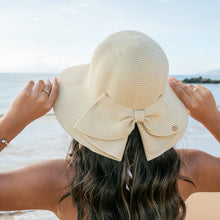Load image into Gallery viewer, Bow Back Sun Hat: Straw
