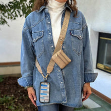 Load image into Gallery viewer, Clip &amp; Go Strap w/Zippered Pouch Classic: Camel