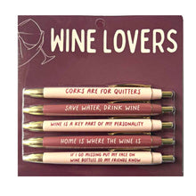 Load image into Gallery viewer, Wine Lovers Pen Set