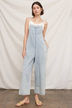Load image into Gallery viewer, Spaghetti Strap Denim Jumpsuit