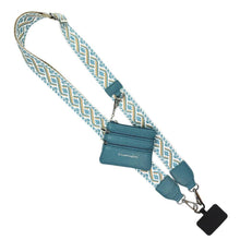 Load image into Gallery viewer, Clip &amp; Go Strap w/Zippered Pouch XOXO: Black