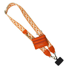 Load image into Gallery viewer, Clip &amp; Go Strap w/Zippered Pouch XOXO: Black