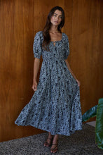 Load image into Gallery viewer, Cotton Floral Maxi Dress