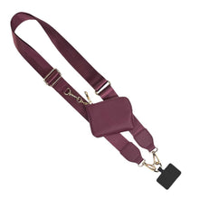Load image into Gallery viewer, Clip &amp; Go Strap w/RFID Pouch Solid: Black