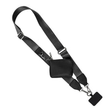 Load image into Gallery viewer, Clip &amp; Go Strap w/RFID Pouch Solid: Black